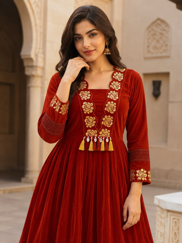 Tarini-brick red