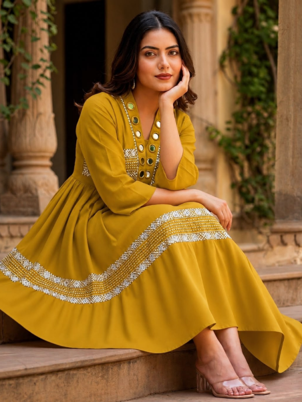 Charvi-mustard yellow
