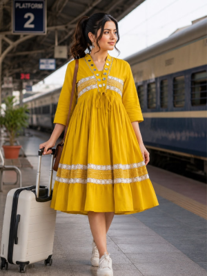Charvi-mustard yellow